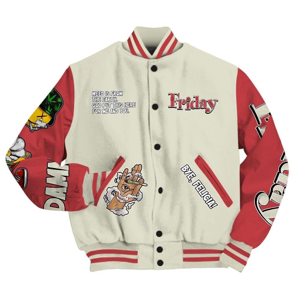 Discover AJ4 Valentine Day Match Varsityt Jacket
