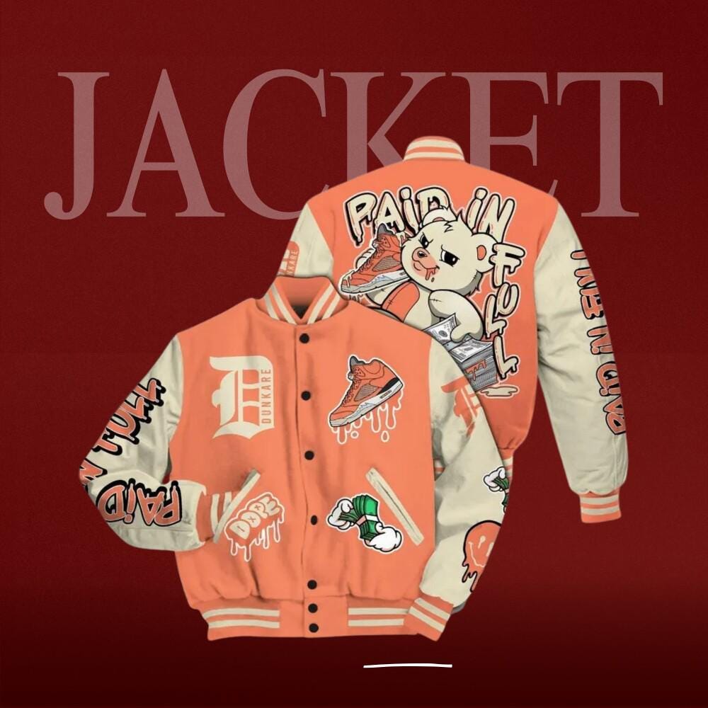 Discover Dunkare Varsity Jacket To Match DJ Khaled Crimson Bliss 5s