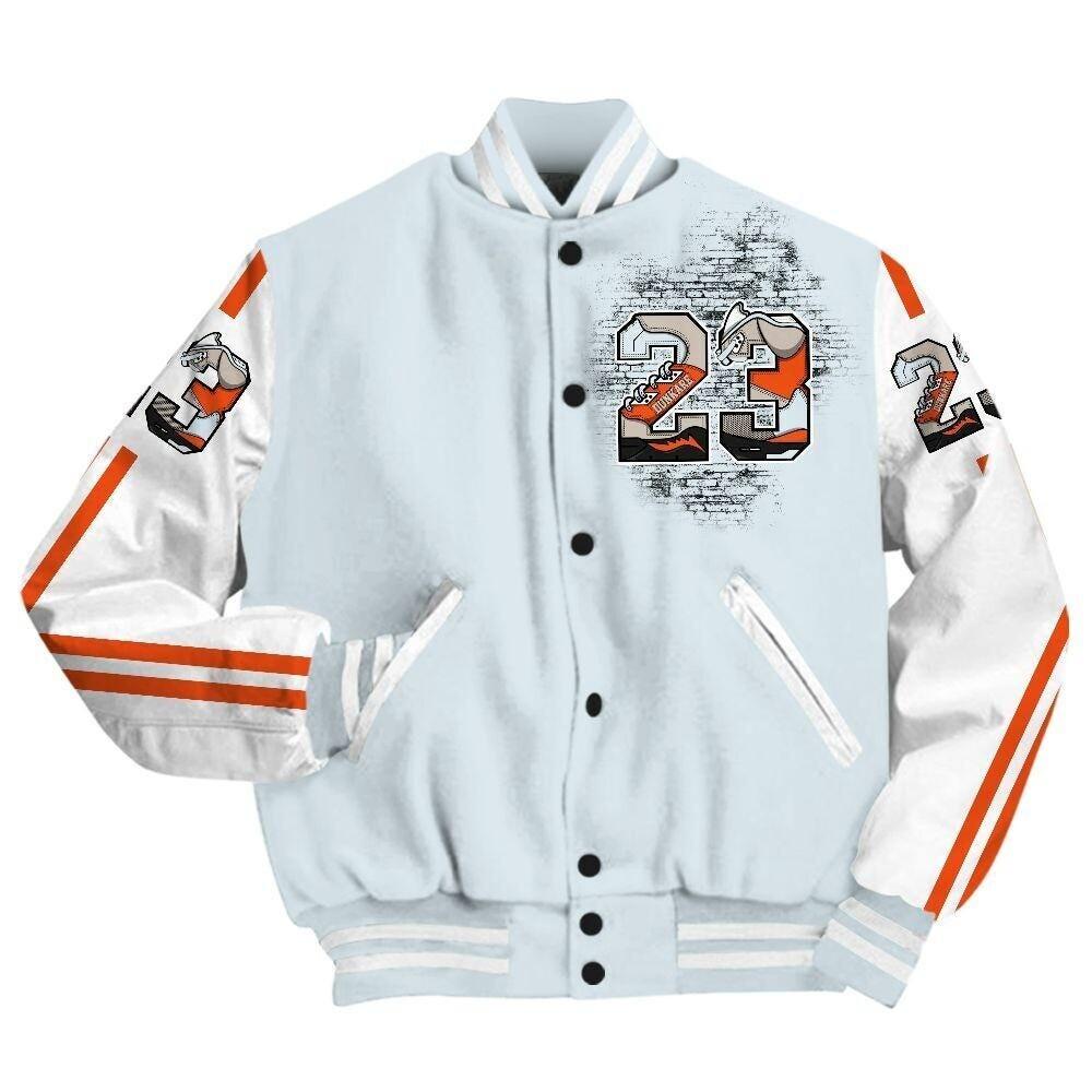 Discover AJ 1 High OG Alaska Match Varsity Jacket- Custom Name Number 23 5s