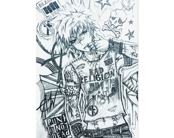 Punk Tachihara BSD Print | 5" x 7"