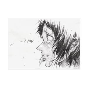 You Fought So Hard Akutagawa BSD Print | 7&quot; x 5&quot; or 8&quot; x 6&quot;