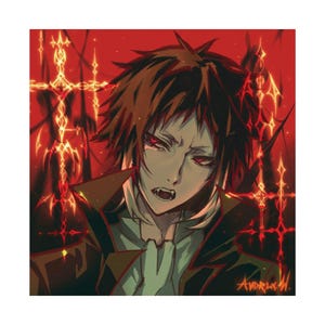 Vamp Akutagawa BSD Print | 10&quot; x 10&quot;