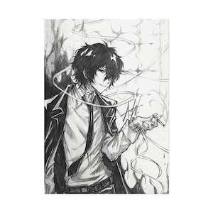 Dazai Port Mafia BSD Druck | 18cm x 18cm