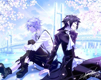 Atsushi & Akutagawa Shin Soukoku BSD Art Print | 8" x 6"