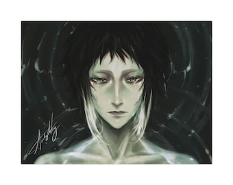 Akutagawa BSD Art Print (Green Version) | 8 x 6 or 8 x 10