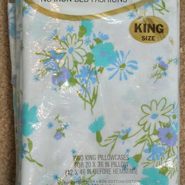 Brand New in Package Vintage Pillowcases - King size