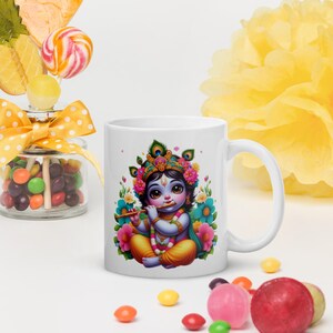 Lord Krishna Mug – Sip with Serenity and Love