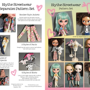 PDF Blythe Streetwear-patroon - klaar om af te drukken, jas, broek en jumpsuit