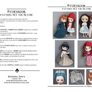 PDF Pattern for Blythe Storybook Costumes Download image 5