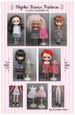 Blythe Doll Pattern, PAPER VERSION, Basic Dress Wardrobe with bloomers, tights various bodices and sleeves 
