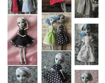 PDF VERSION Basic Dresses for Monster Dolls