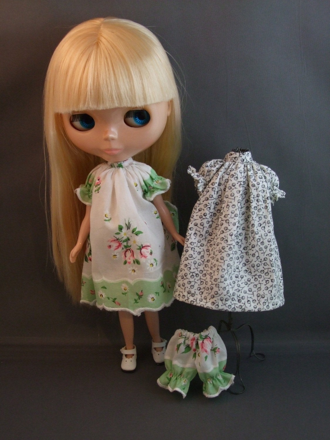 hankie dress 3/4 Sleeve Belted Chiffon Hankerchief Hem Dress Winter Moss / XL main image 0