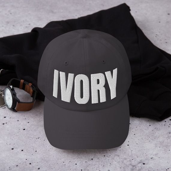 ハット French Embroidery Logo Ball Cap - Ivory Paris France Baseball Hat, Embroidered Vintage City Flag Dad