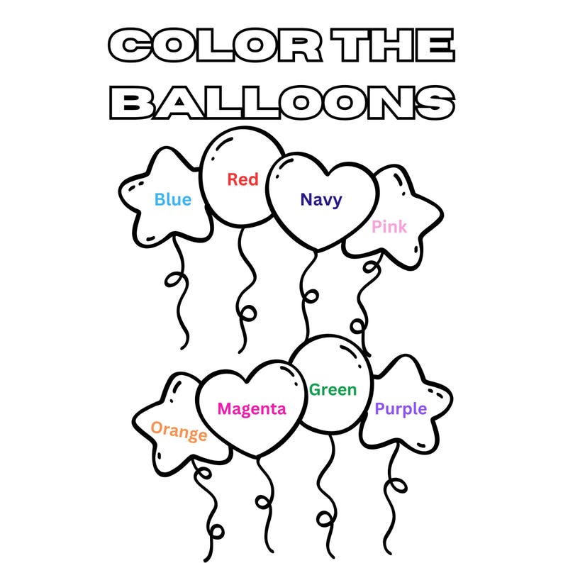 Learn Color Name for Kids/ Coloring Book to Learn Color Names/ Kids ...