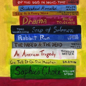 Read Banned Books, #10.  Limited edition print by Vivienne Strauss.
