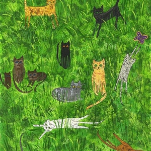 In the weeds. Limited edition print by Vivienne Strauss