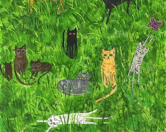 In the weeds. Limited edition print by Vivienne Strauss