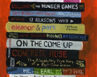 Read Banned Books, #1.  Limited edition print by Vivienne Strauss.