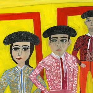 I matador della Mancia. Stampa in edizione limitata di Vivienne Strauss.