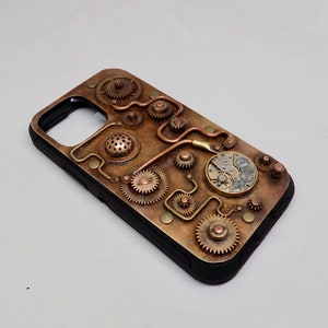 SALE..., iPhone 13 mini case.iPhone case. Steampunk phone case.