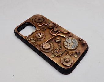 iPhone 13, iPhone 13 mini case.iPhone case. Steampunk phone case.