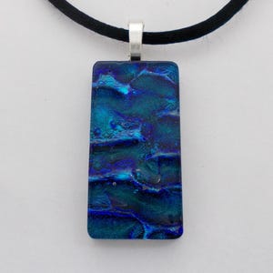 Dichroic glass pendant Dichroic necklace.Dichroic jewelry.