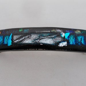 large dichroic glass barrette