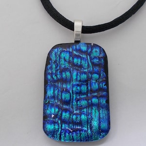 Dichroic Glas Anhänger Dichroic Halskette.Dichroic Schmuck.