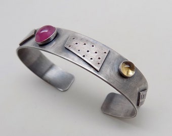 Sterling silver cuff bracelet.Sterling cuff .Silver cuff bracelet.