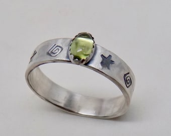 SALE...Sterling gemstone ring.Sterling silver ring.