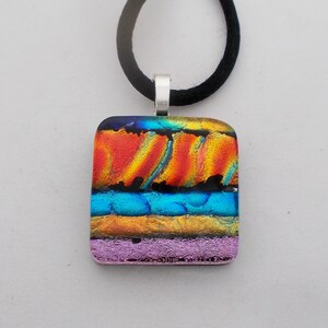 Dichroic Anhänger Dichroic Schmuck. Dichroic Halskette.