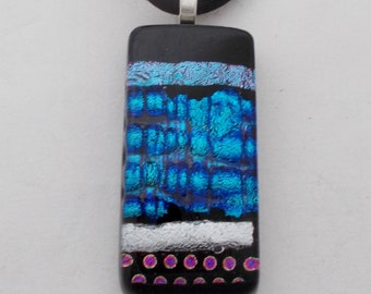 Dichroic glass pendant