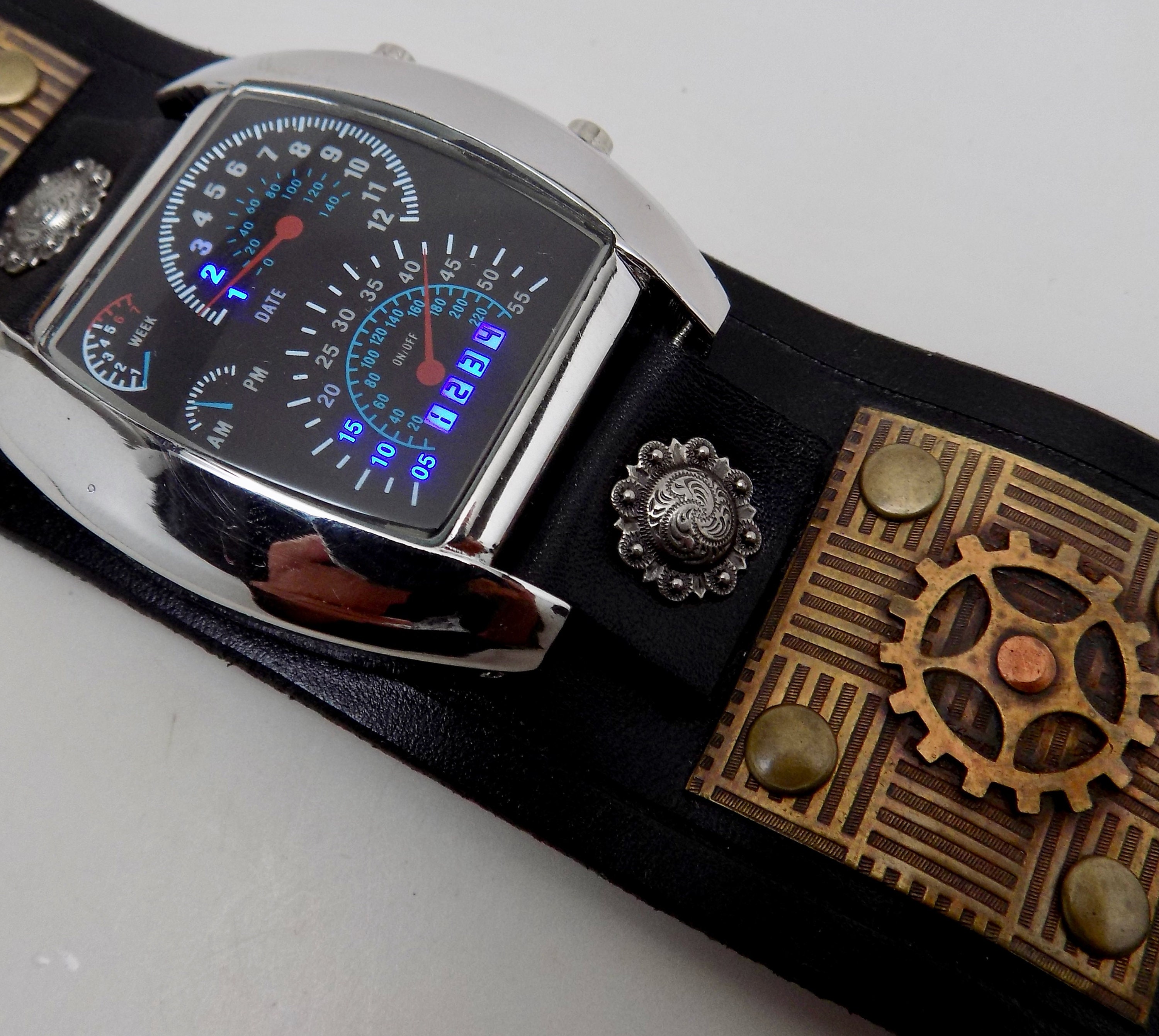 steampunk digital watch