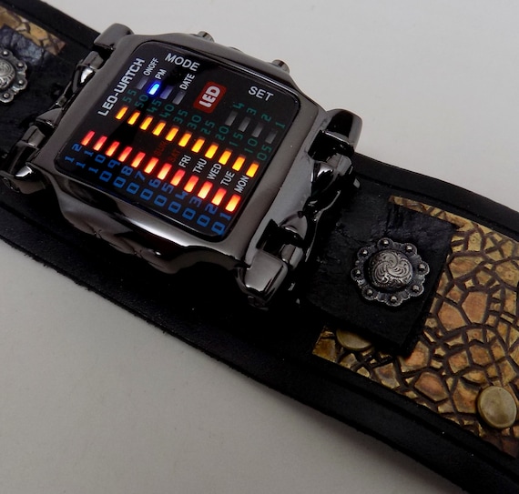 steampunk digital watch