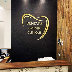 3D Business Schild, Benutzerdefinierte Schilder, Benutzerdefiniertes Schild Schönheitssalon, Beschilderung für eine Klinik, Schild für einen Zahnarzt, lasergeschnittenes Logo, Schild für ein Büro