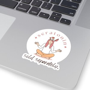 Pegatinas cortadas con besos de concientización sobre la salud mental, pegatinas divertidas, regalos para ella, linda pegatina para computadora portátil, pegatina de botella de agua, regalo de terapeuta, consejero