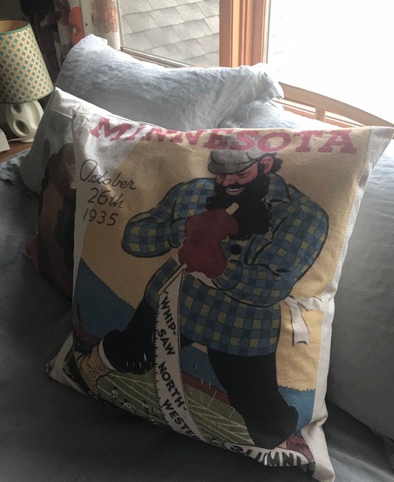Minnesota Gophers Paul Bunyan Pillow