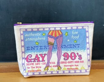 Minneapolis Gay 90s nightclub pouch