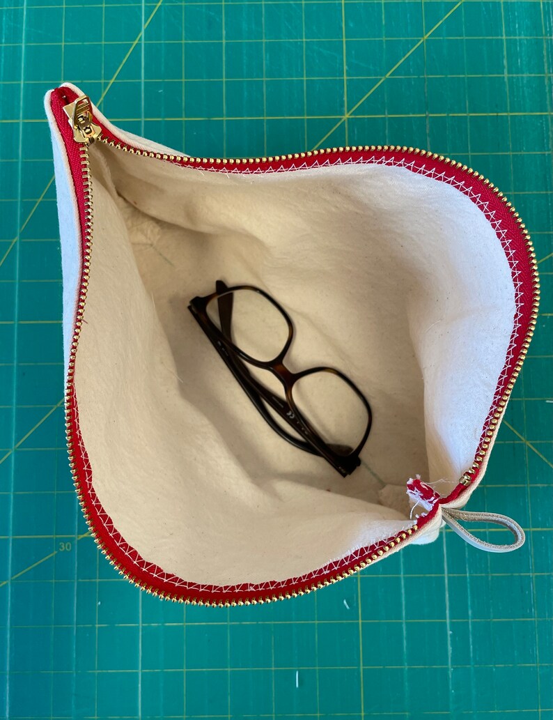 Reddy Kilowatt large zipper pouch image 5
