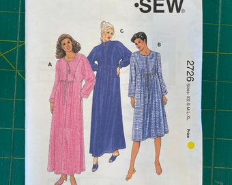 Kwik Sew pattern 2726 zip robe