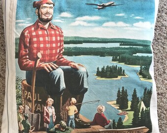 Paul Bunyan northwest orient airlines pillow