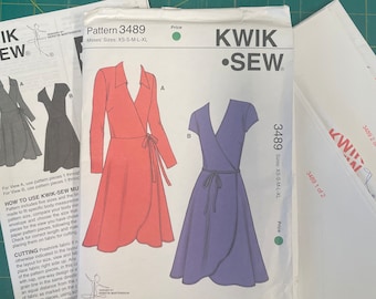 Kwik Sew wrap dress 3489