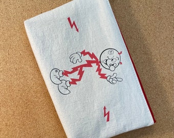 Reddy Kilowatt large  zipper pouch