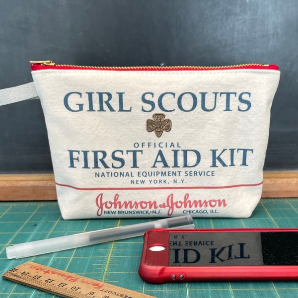 Girl Scout First Aid Kit zipper pouch