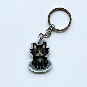 Stardew Valley Cat Keychain, Stardew Valley Blue Chicken/golden Chicken ...