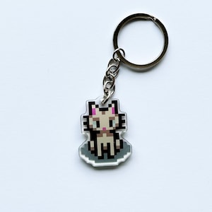 Stardew Valley Cat Keychain, Stardew Valley Chicken Keychains, Gift for ...