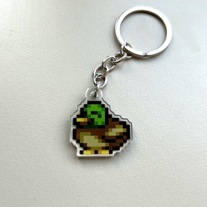 Llavero de pato de Stardew Valley, regalo para los fanáticos de Stardew Valley