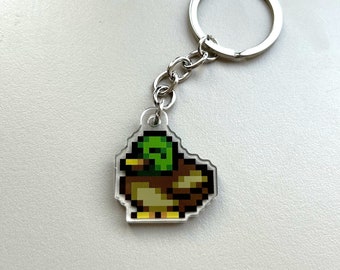 Stardew Valley Duck Keychain, Gift for Stardew Valley Fans
