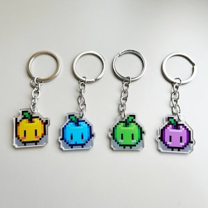 Stardew Valley Junimo Keychain, Gift for Stardew Valley Fans