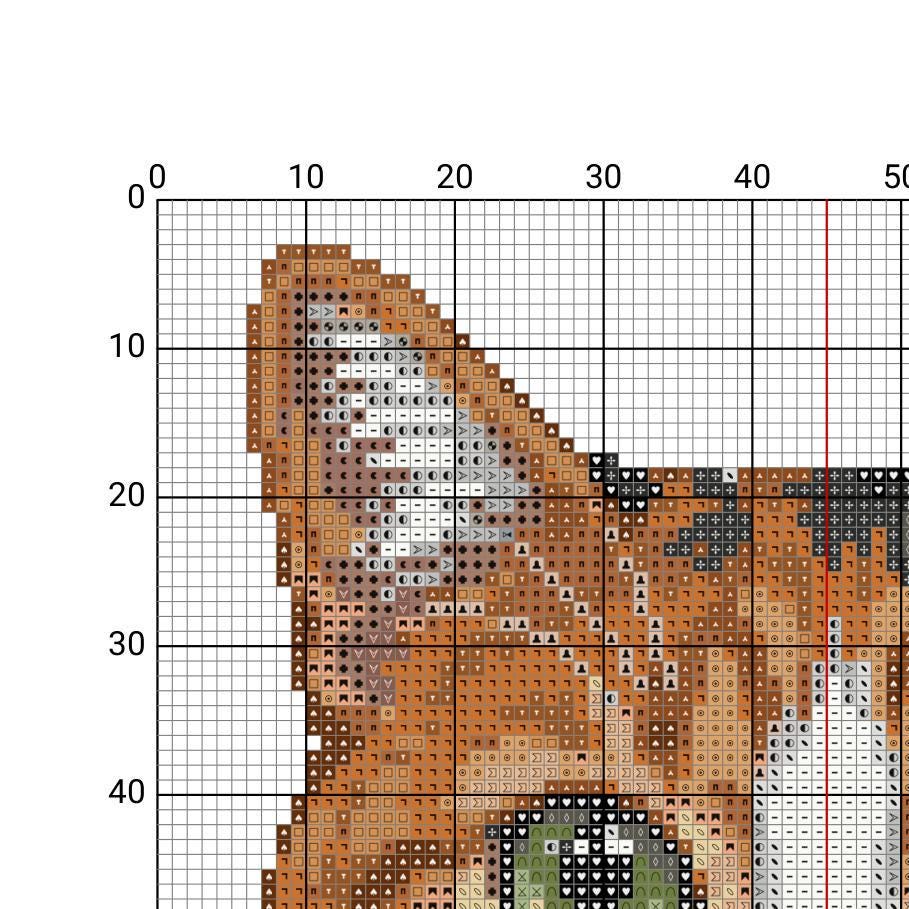 Calico Cat Cross Stitch Pattern PDF - Tortoiseshell Kitten Embroidery ...